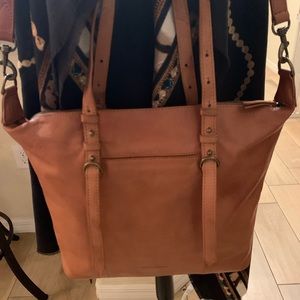 Lucky Brand Leather Tote Cross body